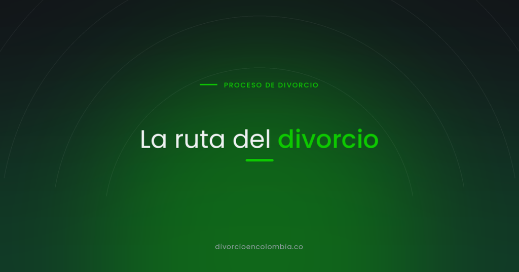 La ruta del divorcio