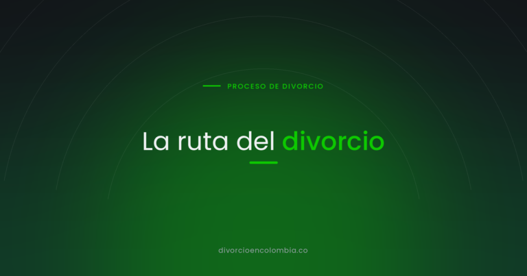 La ruta del divorcio