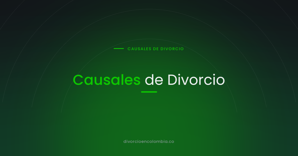 Causales de Divorcio