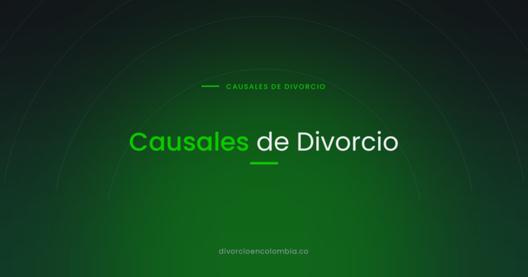 Causales de Divorcio