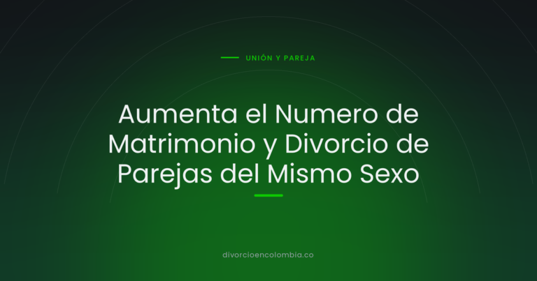 Aumenta el Numero de Matrimonio y Divorcio de Parejas del Mismo Sexo