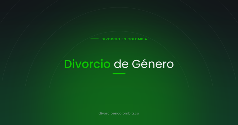 Divorcio de Género