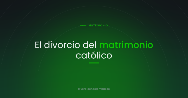 El divorcio del matrimonio católico