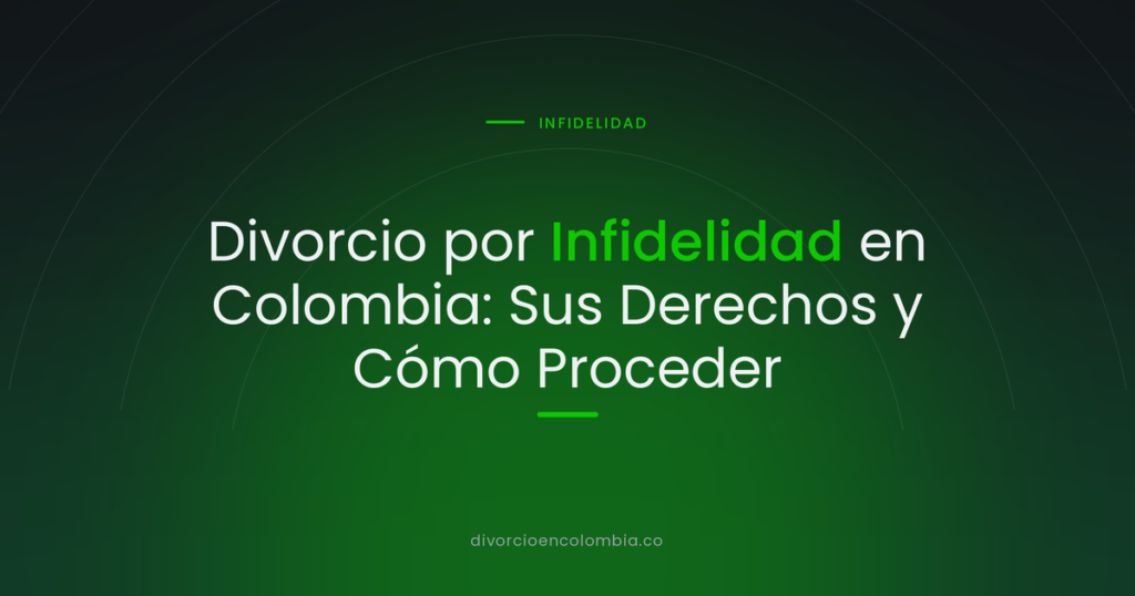 Divorcio por Infidelidad en Colombia: Sus Derechos y Cómo Proceder