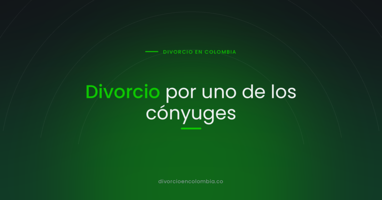 Divorcio por uno de los cónyuges